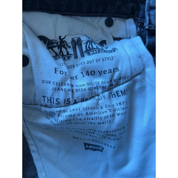 Levi's 511 Black Classic Relax Fit Denim Jeans Pants Trousers Mens Size 30 x 32 - Picture 4 of 8